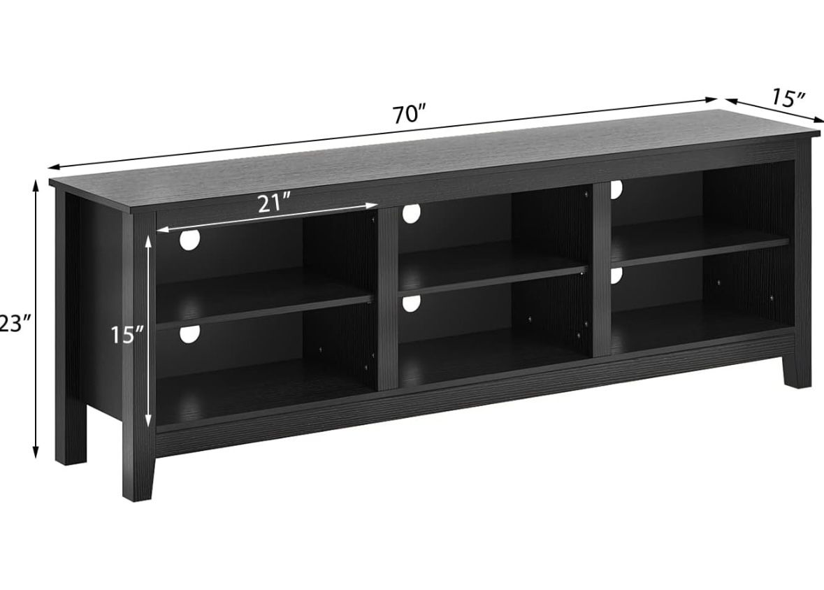 White Floor TV Stand