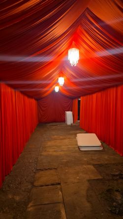 Christmas  Canopy, Chair, Tables