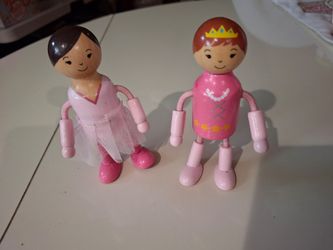 Collectable Princess Wooden Peg Dolls