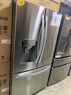 3 Door Refrigerator Stainless steel-  Great Deal!