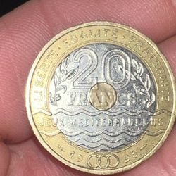 20 Francs 1993 Jeux Mediterranéens