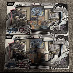 Pokemon TCG Black Bolt White Flare Unova Heavy Hitters Premium Collection Lot 2x
