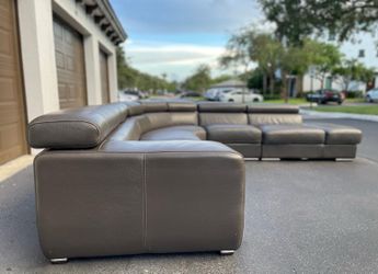 🛋️ Sofa/Couch Sectional - Nicoletticalia - Leather - Delivery Available 🚛