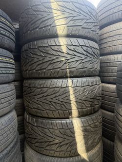 4 semi new tires 295/35r22 Toyo proxes 🤑free installation ‼️👌99% tread