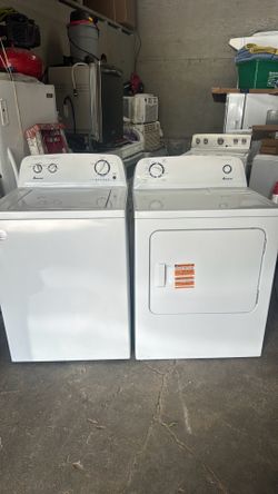 Amana washer and electric dryer set