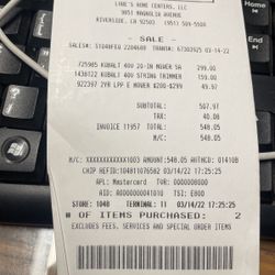 Kobalt 20 In Mower  40v And Kabalt 40v Trimmer