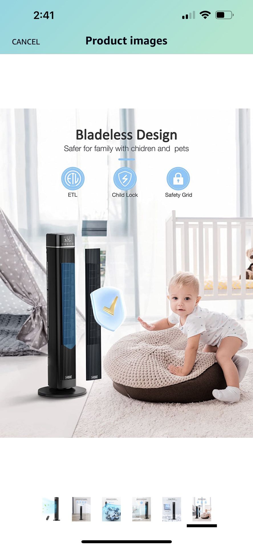 Tower Fan for Bedroom, 90° Oscillating Fan with 26ft/s Velocity,40" Cooling Floor Fan with Smart Remote,Touch Control, 3 Speeds, 4 Modes, 12H Timer, Q
