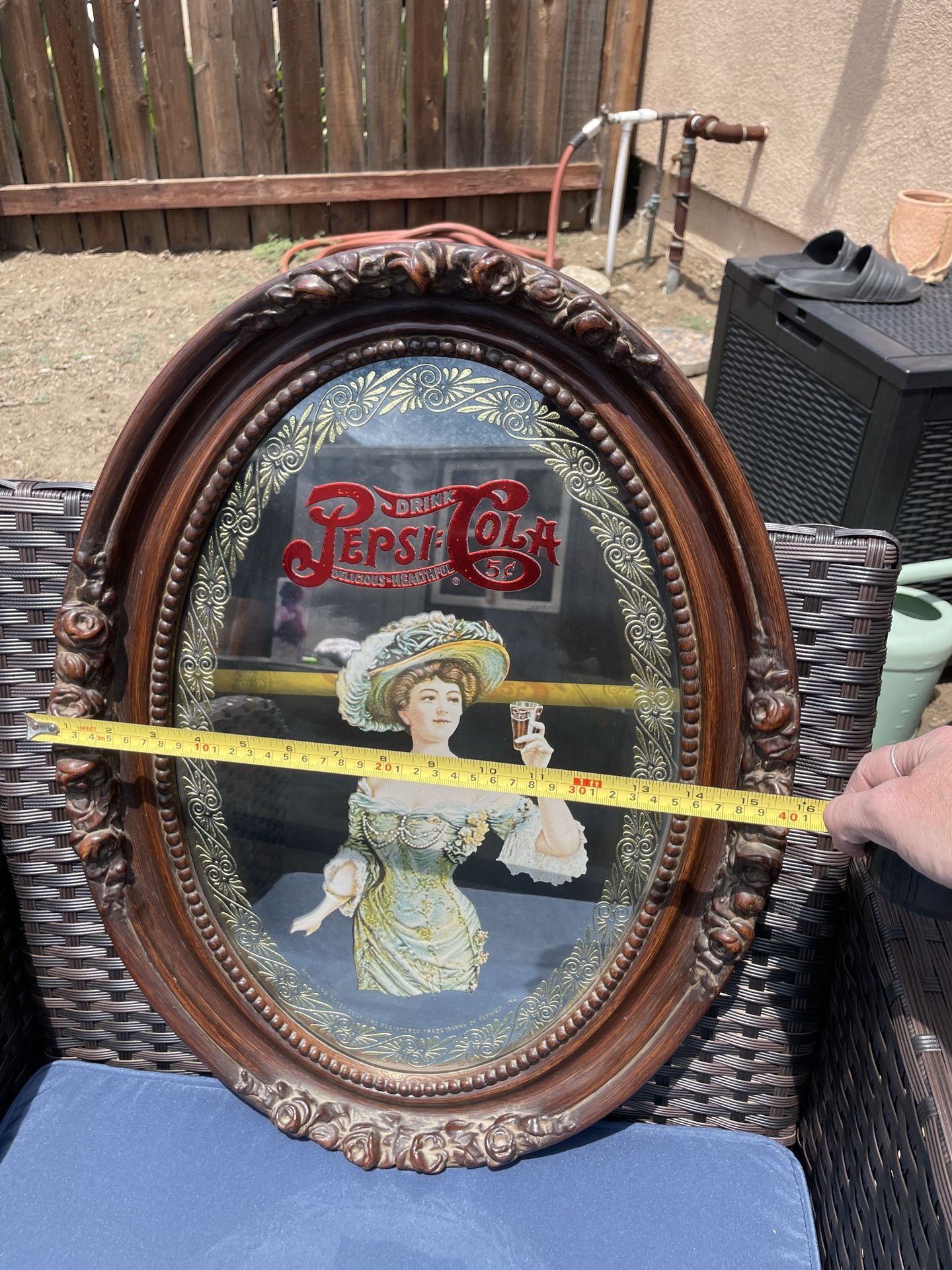 Vintage Pepsi Mirror