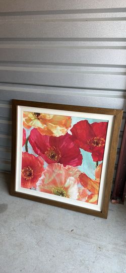 Home Goods Floral Print 34” frame