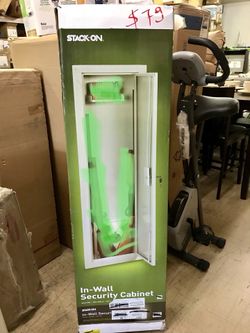 Brand New Stack-On In Wall Security Cabinet