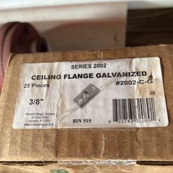 Ceiling Flange Galvanized Series 2002 3/8th Box Of 25