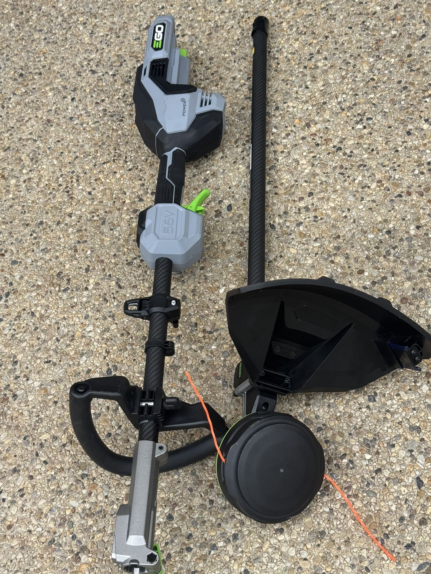 EGO POWER+ Multi-Head System with LINE IQ, POWERLOAD 56-volt 17-in Straight Shaft Tool only