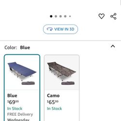 Heavy Duty Sleeping Camping Cot