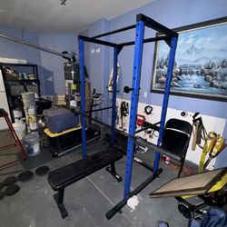Squat Rack/power Rack With Weights