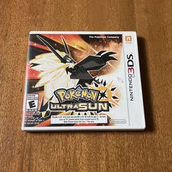Pokemon Ultra Sun for Nintendo 3ds 2ds XL or new console system Complete Pikachu