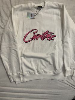 White/pink Cortiez Long Sleeve Size L