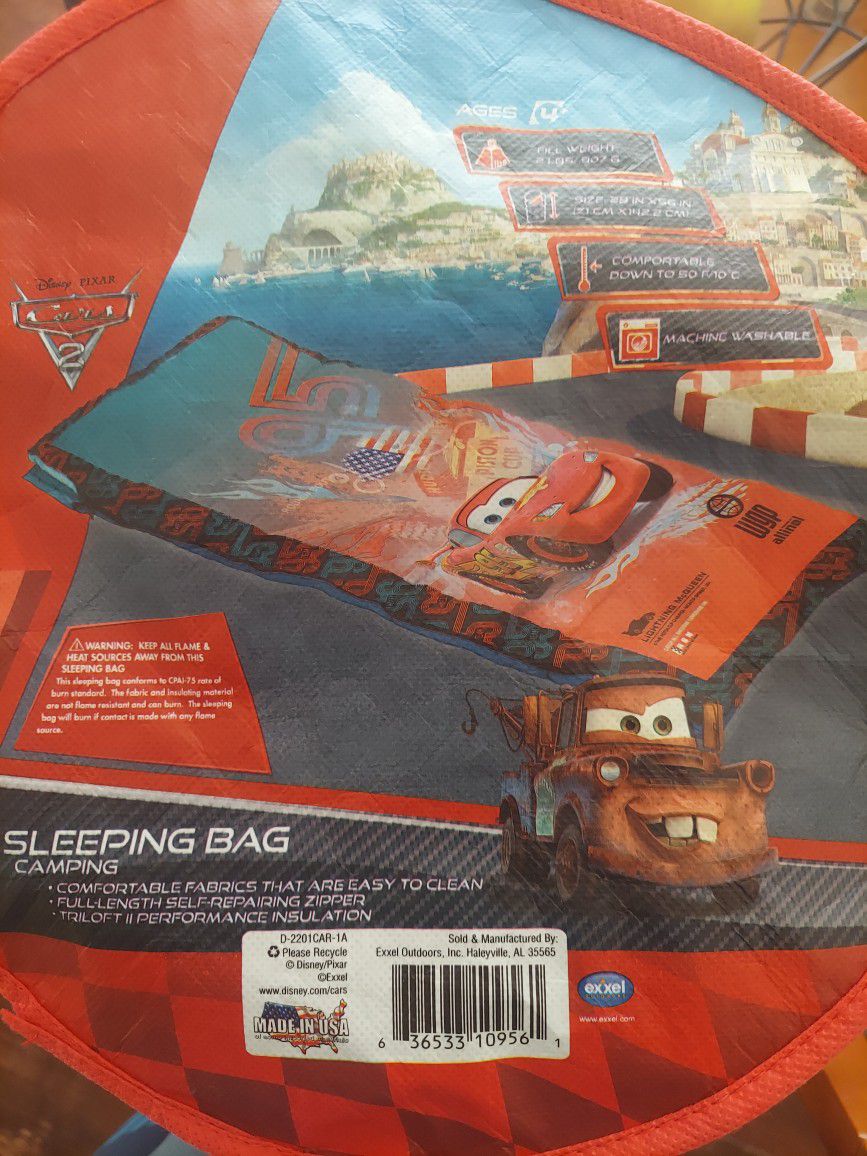 Cars Sleeping Bag
