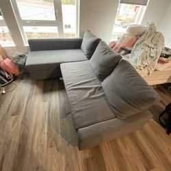 FRIHETEN Couch (Dark Grey)