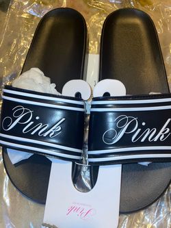 Pink slides-Black
