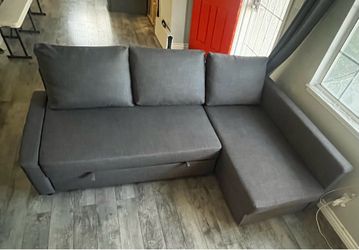 IKEA GRAY SLEEPER COUCH
