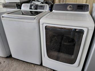 Washer and dryer set with warranty