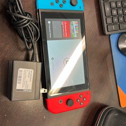 Nintendo Switch With Charger 