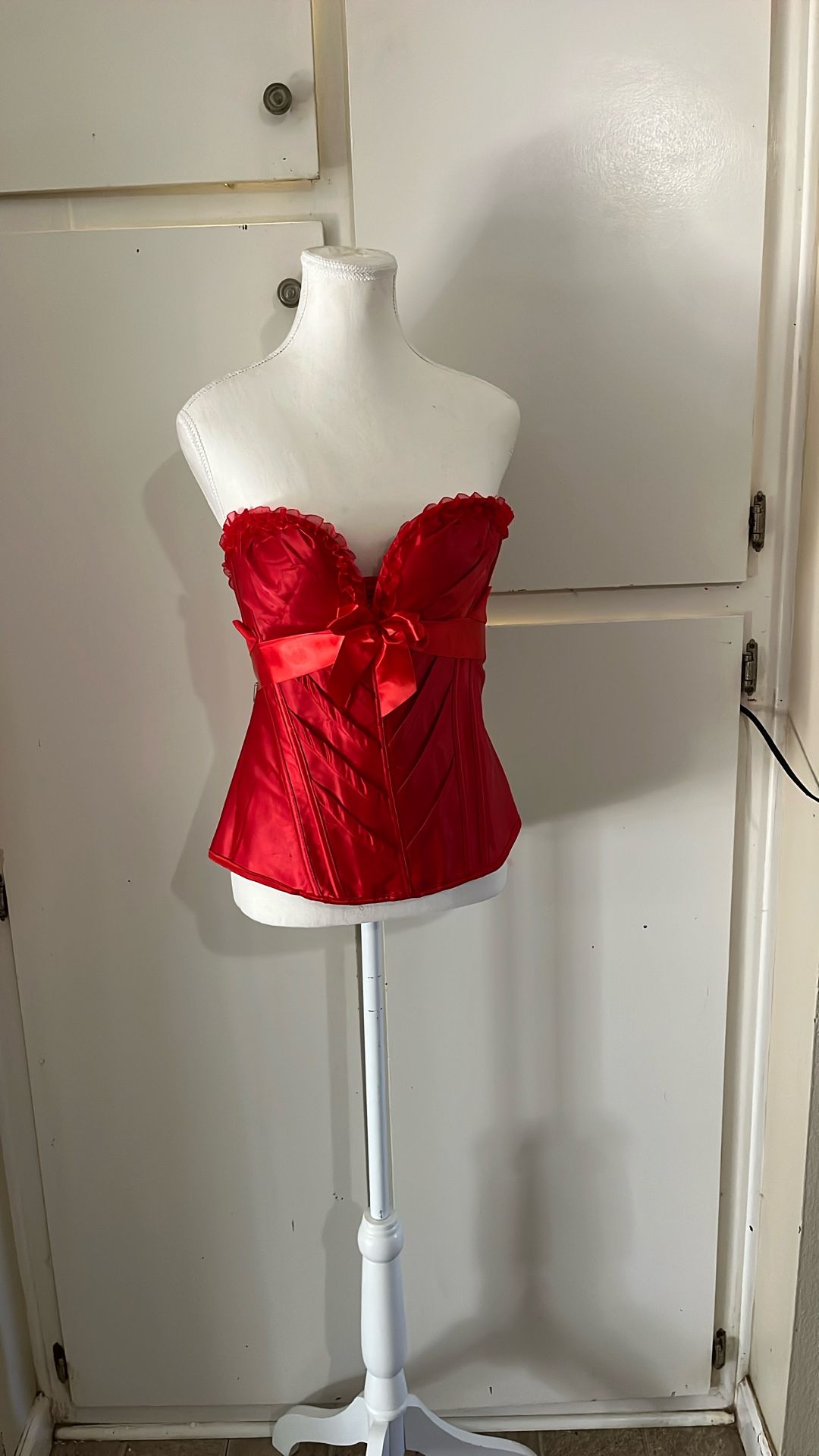 Sexy Red  Corset Halloween Costume