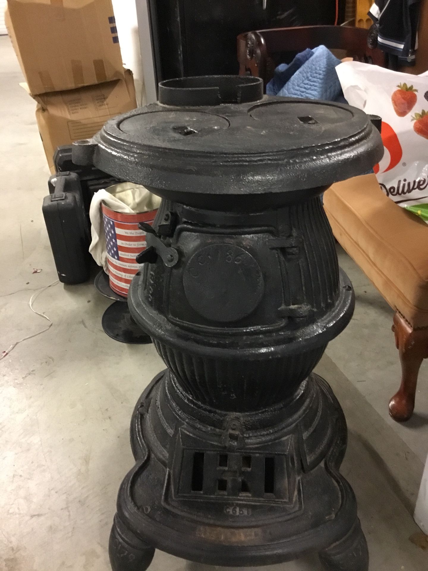Southern Pacific Railroad antique caboose pot belly stove for Sale in San  Jose, CA - OfferUp
