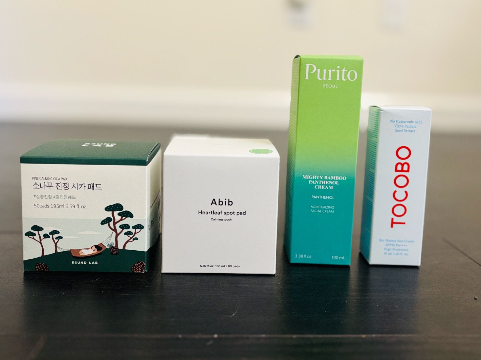 New and Sealed Round Lab, Abib Toner pad, Purito, and Tocobo sunscreen All for $50 ✔️QRcode
