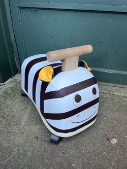 Kid’s Zebra Ride-On Toy