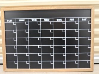 Framed Chalkboard Calendar