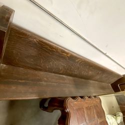 1800s Antique Church Pew /Bench 10FT