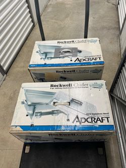 Adcraft Rockwell 8 Qt. Stainless Steel Chafer (x2)