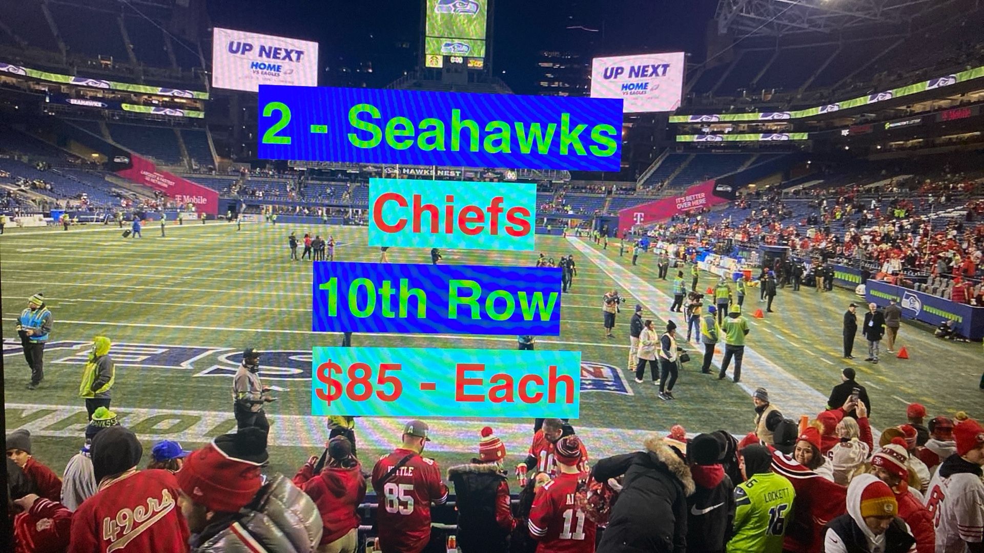 Seahawks Chiefs Tickets