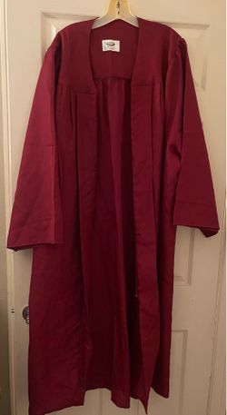 Josten Maroon Graduation Gown- preloved