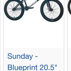Sunday Brand Bmx Bike 