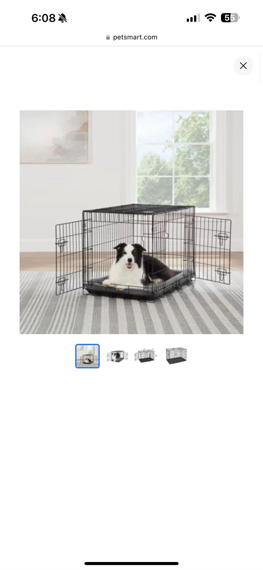 Top Paw Dog Crate Medium Large Dog