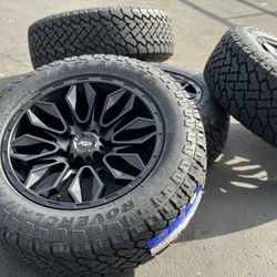 NEW 20” Wheels Rims & Tires GMC Sierra Dodge Ram 3500 Chevrolet 1500 Yukon Tacoma Jeep Wrangler