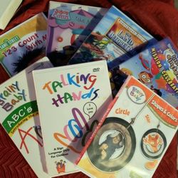 7 Baby/Toddler Learning DVDs