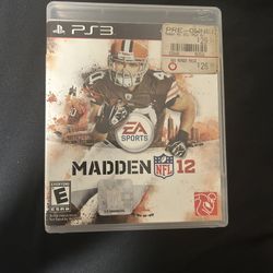 Ps3 NFL Madden 12