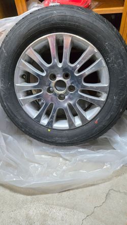 New tire on used  rim 225/60R17