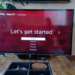 40" TCL Roku TV Plus Logitech Harmony One Universal Remote