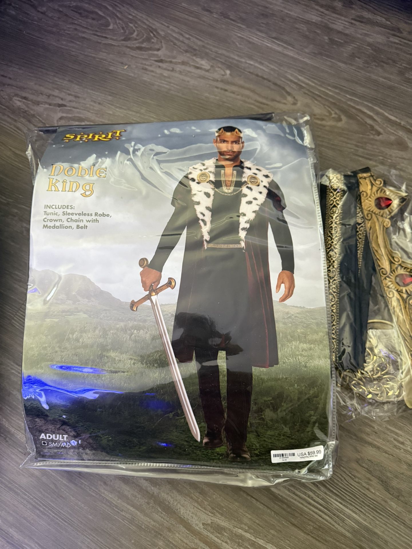 Noble King Costume- Medium