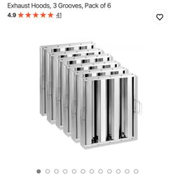 Commercial Hood Filter, 15.5W x 19.5H