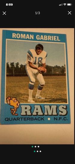 Roman Gabriel Topps #230 Football Card
