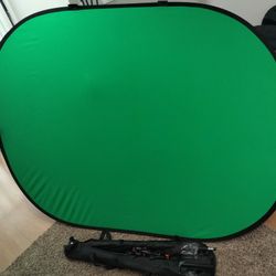 Green Screen And Stand - NEW $20