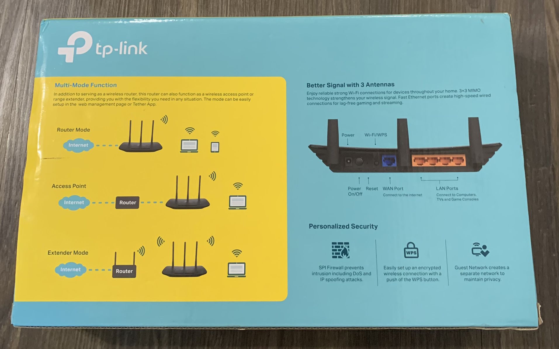 TP-Link N450 WiFi Router - Wireless Internet Router for Home (TL-WR940N) & TP-Link 5 Port