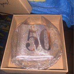 Happy 50th Birthday Tiara And Sash