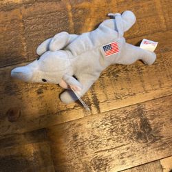 Teenie Beanie Grey Elephant 1999
