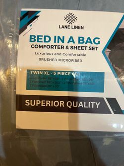 Twin XL bed in bag.